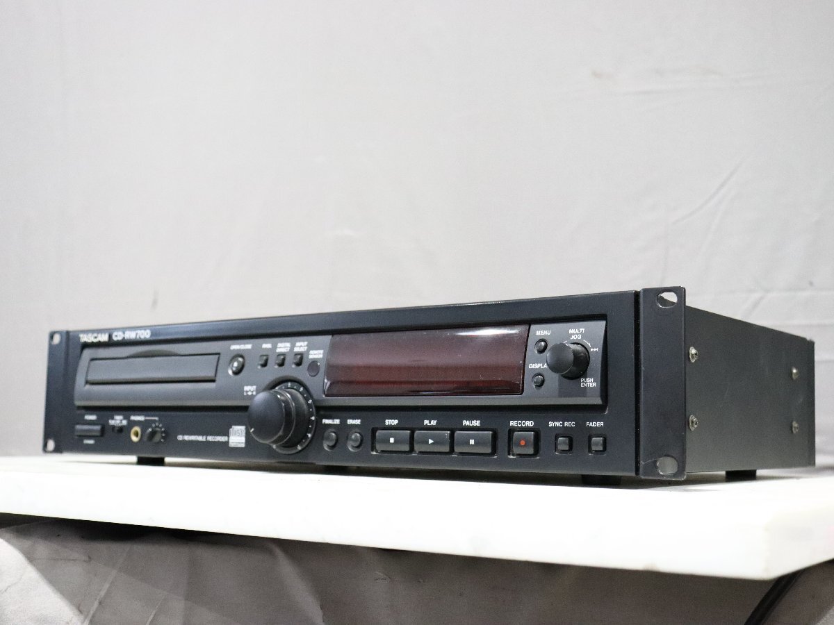【J】 TASCAM CD-RW700 CDプレーヤー タスカム 3253667