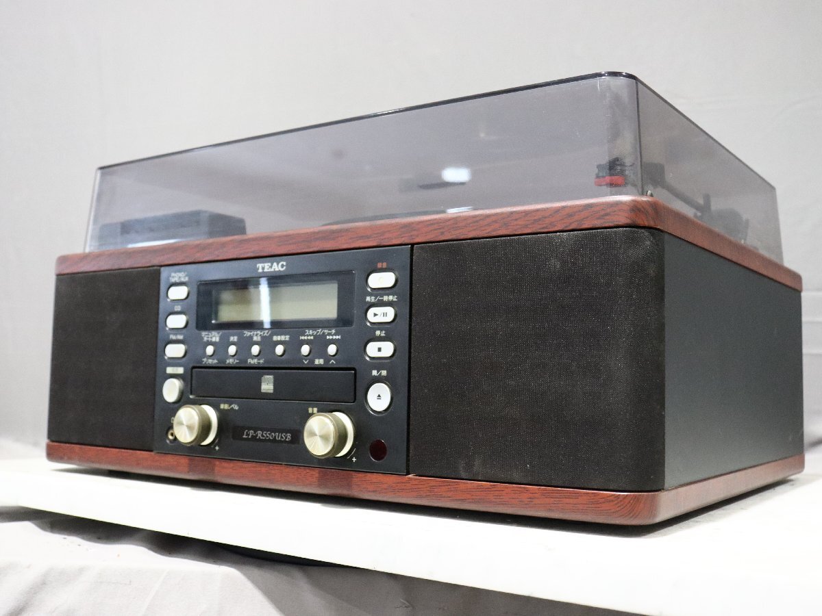【J】 TEAC LP-R550USB レコードプレーヤー カセットデッキ ティアック 3253615
