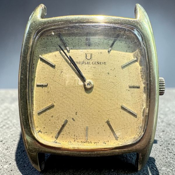 J1-031752 【稼動品】1970s UNIVERSAL GENEVE/ユニバーサルジュネーブ Ref. 542114 スイス製 ヴィンテージドレスウォッチ