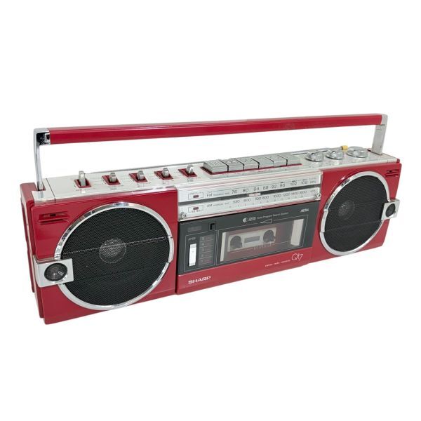 J1-031777G SHARP/シャープ Qt7 stereo radio cassette ラジオ付ステレオテープレコーダー