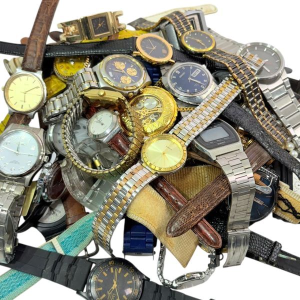 J1-031175G【大量/約2.5kg】CASIO SEIKO RICOH など 時計 まとめ