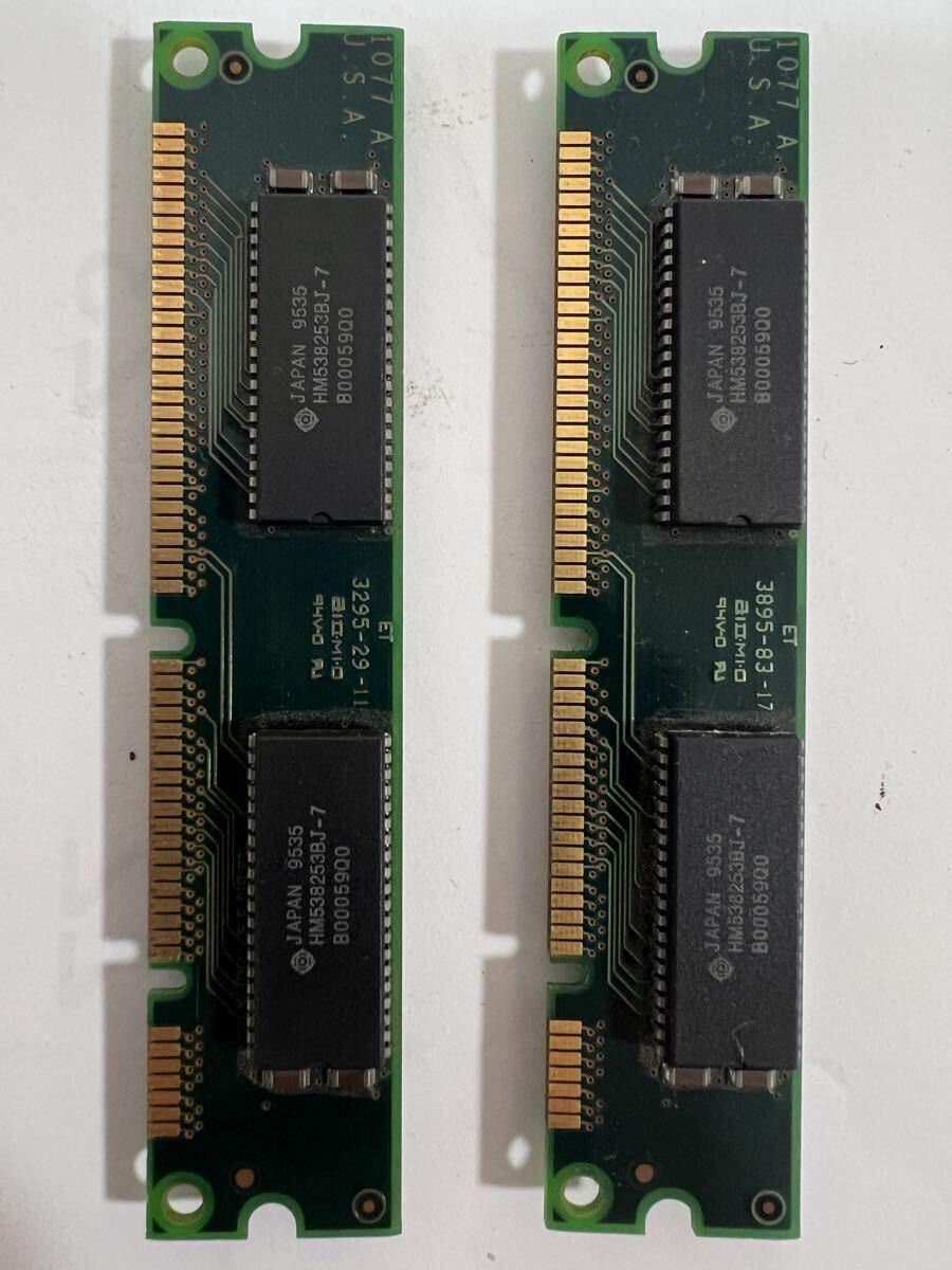 Mac用 168pin EDO DIMM メモリ 2枚セット HM538253BJ-7 ジャンク
