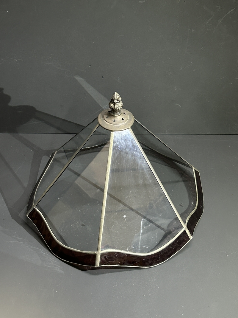 ● コレクター必見 レトロ ランプシェード プラスチック製 テーブルランプ シェードのみ クリア インテリア 照明器具 コレクション kr994