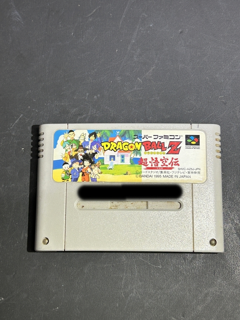 ● コレクター必見 スーパーファミコン カセット ドラゴンボールZ 超悟空伝 SFC ソフト ゲーム レトロ コレクション Hs199