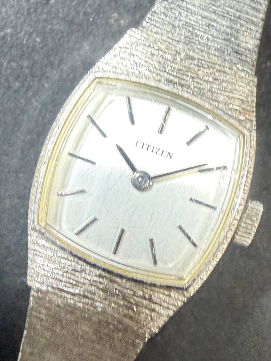 ★コレクター必見 ビンテージ CITIZEN シチズン 5700-678114 KA 腕時計 動作未確認 ジャンク 飾り コレクション 現状品 Au735