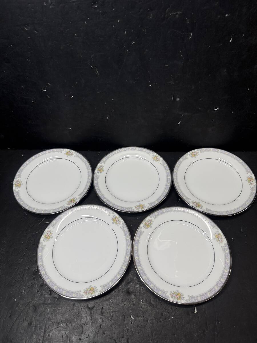 ★コレクター必見 ビンテージ Noritake VICTORIA PALACE ノリタケ ビクトリアパレス プレート 5枚 洋食器 お皿 コレクション 現状品 Au904