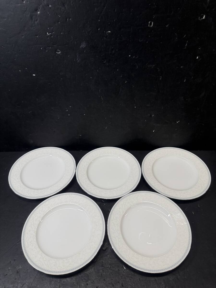 ★コレクター必見 ビンテージ Noritake BONECHINA ノリタケ ボーンチャイナ プレート 5枚 洋食器 お皿 コレクション 現状品 Au906