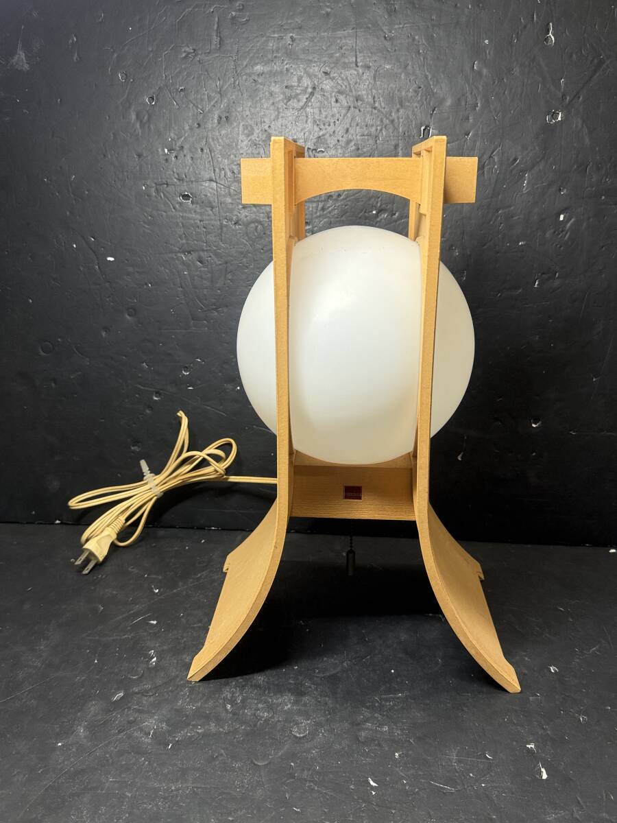 ★コレクター必見 昭和レトロ National ナショナル インテリアライト 通電未確認 置物 照明 オブジェ コレクション 現状品 Au919