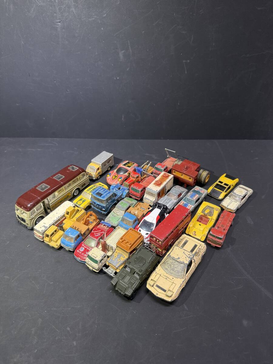 ★コレクター必見 ビンテージ ミニカー まとめ トミカ tomica他 スポーツカー トラック バスなど 車 おもちゃ 現状品 Au977