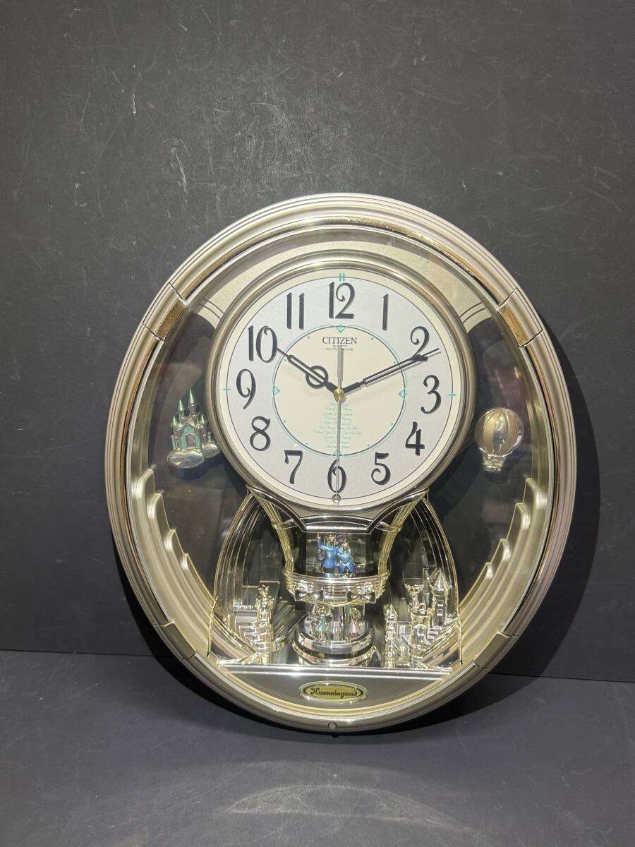 ★コレクター必見 CITIZEN シチズン ハミングロード 4MH736 掛け時計 通電可 インテリア オブジェ コレクション 現状品 Au978