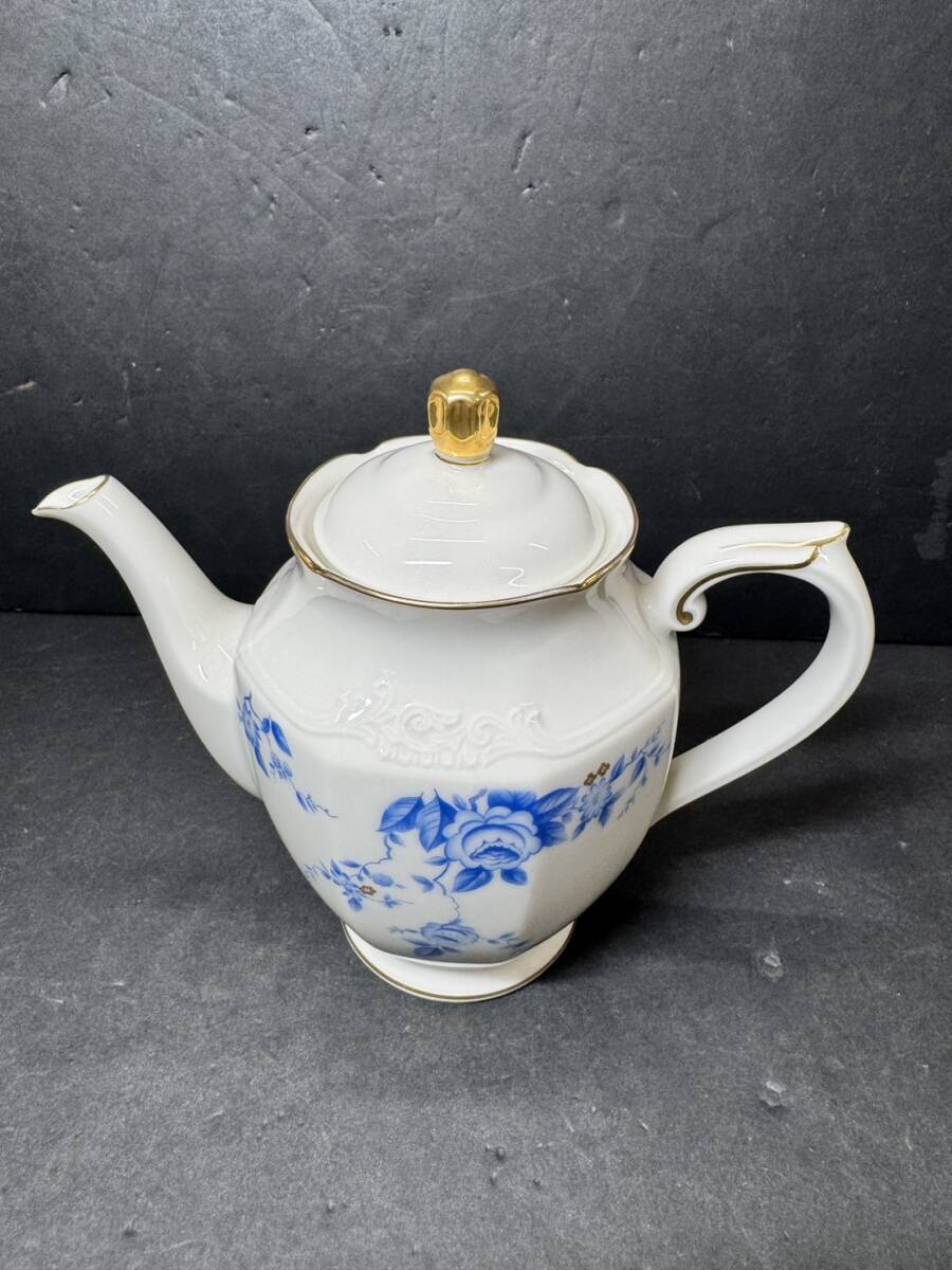 ★コレクター必見 Noritake ivory china ノリタケ アイボリーチャイナ ティーポット 洋食器 茶器 レトロ コレクション 現状品 Au986