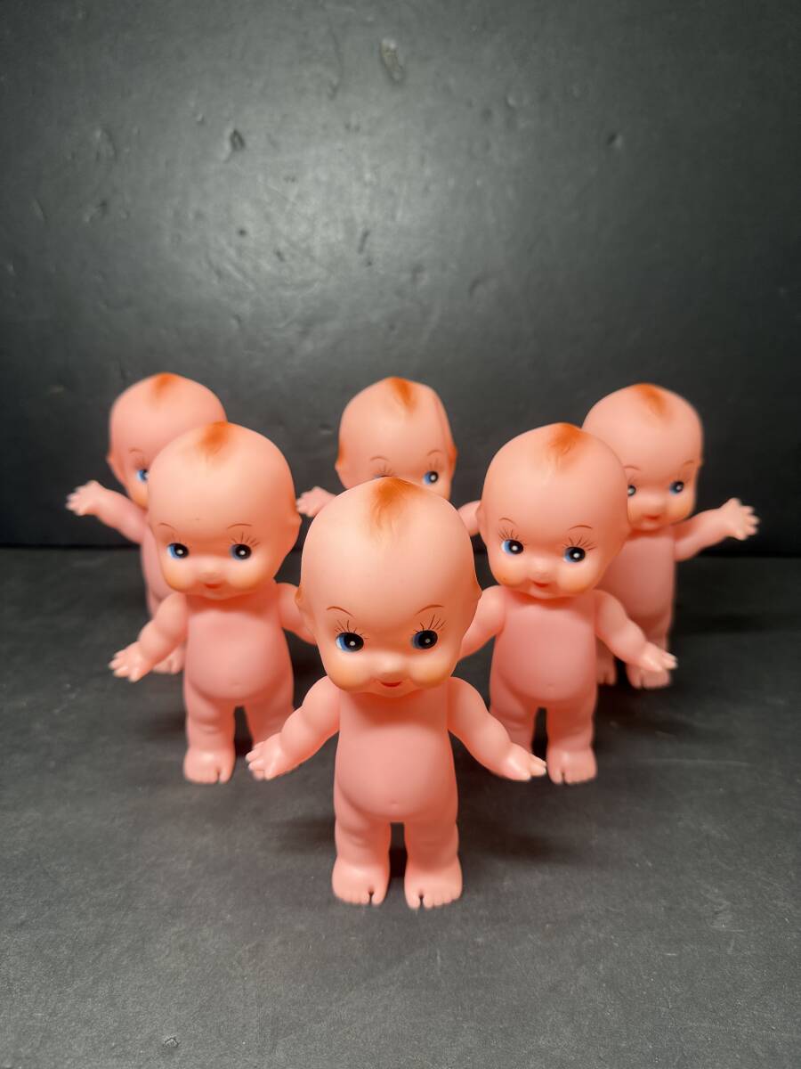 ★コレクター必見 昭和レトロ キューピー人形 6体 まとめ キュピナドール ソフビ 人形 飾り オブジェ コレクション Sp6