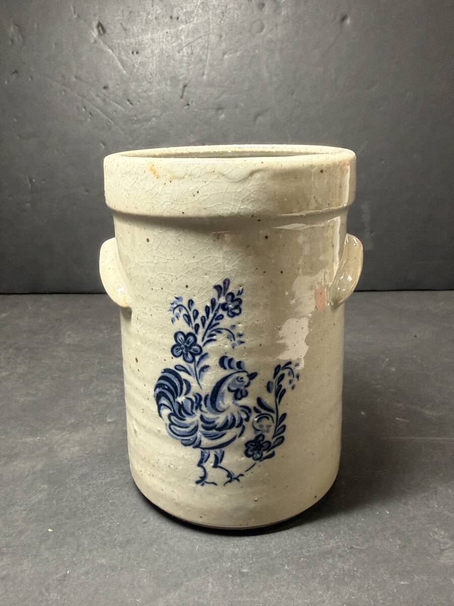 ★コレクター必見 ビンテージ 陶器製 フラワーベース？ 小物入れ？ 置物 インテリア オブジェ 飾り コレクション 現状品 Sp12