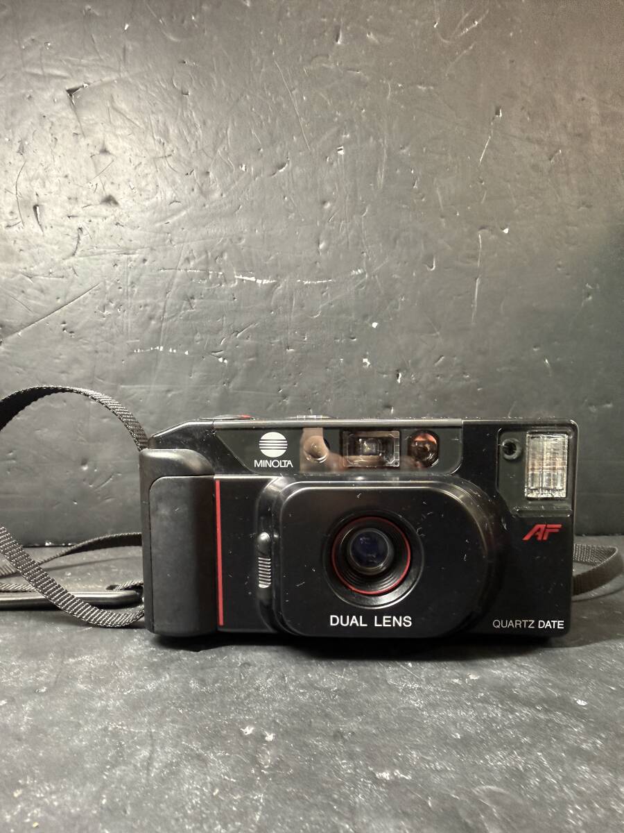 ★コレクター必見 MINOLTA MAC-DUAL QUARTZ DATE ミノルタ フィルムカメラ 動作未確認 撮影 道具 現状品 コレクション Sp27