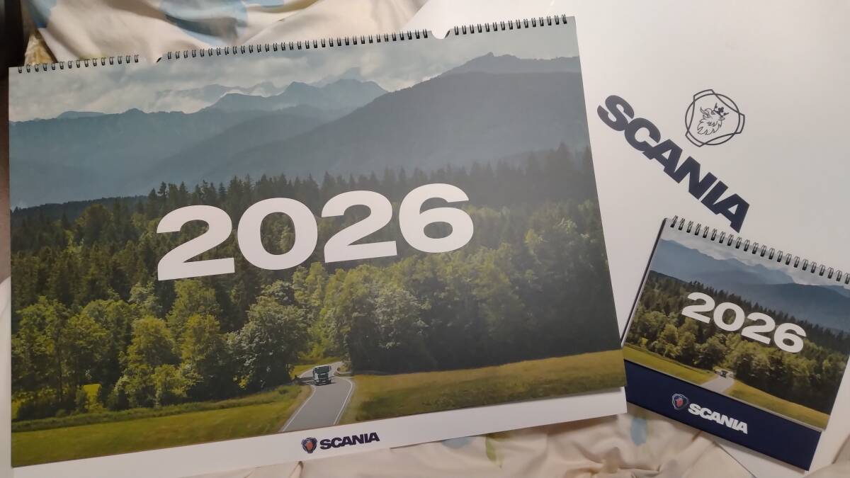 スカニア トラック 2026年カレンダー 二種類 SCANIA