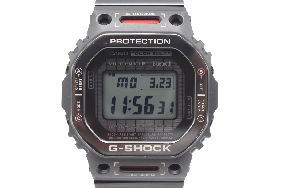 CASIO カシオ G-SHOCK GMW-B5000TVA-1JR チタン 電波ソーラー 腕時計▽Y3475