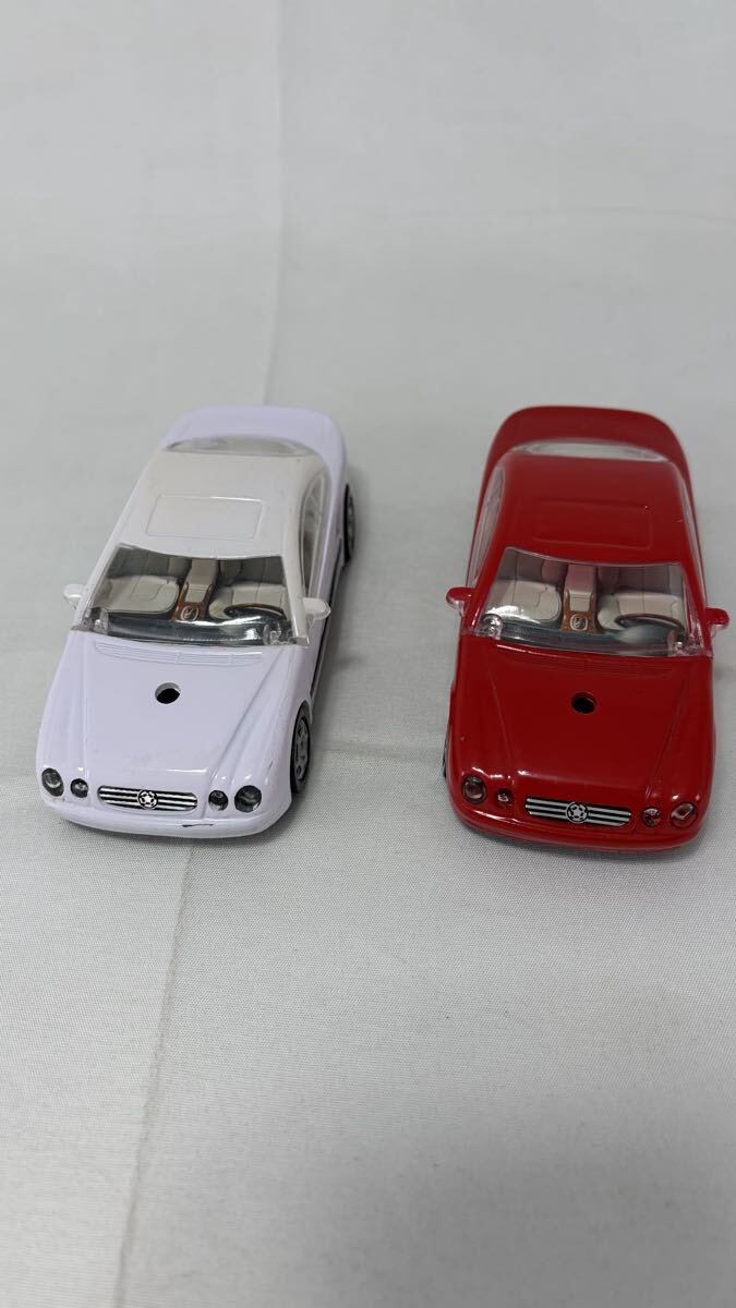 車型ライター ベンツ ガスライター 白赤 箱無し 中古