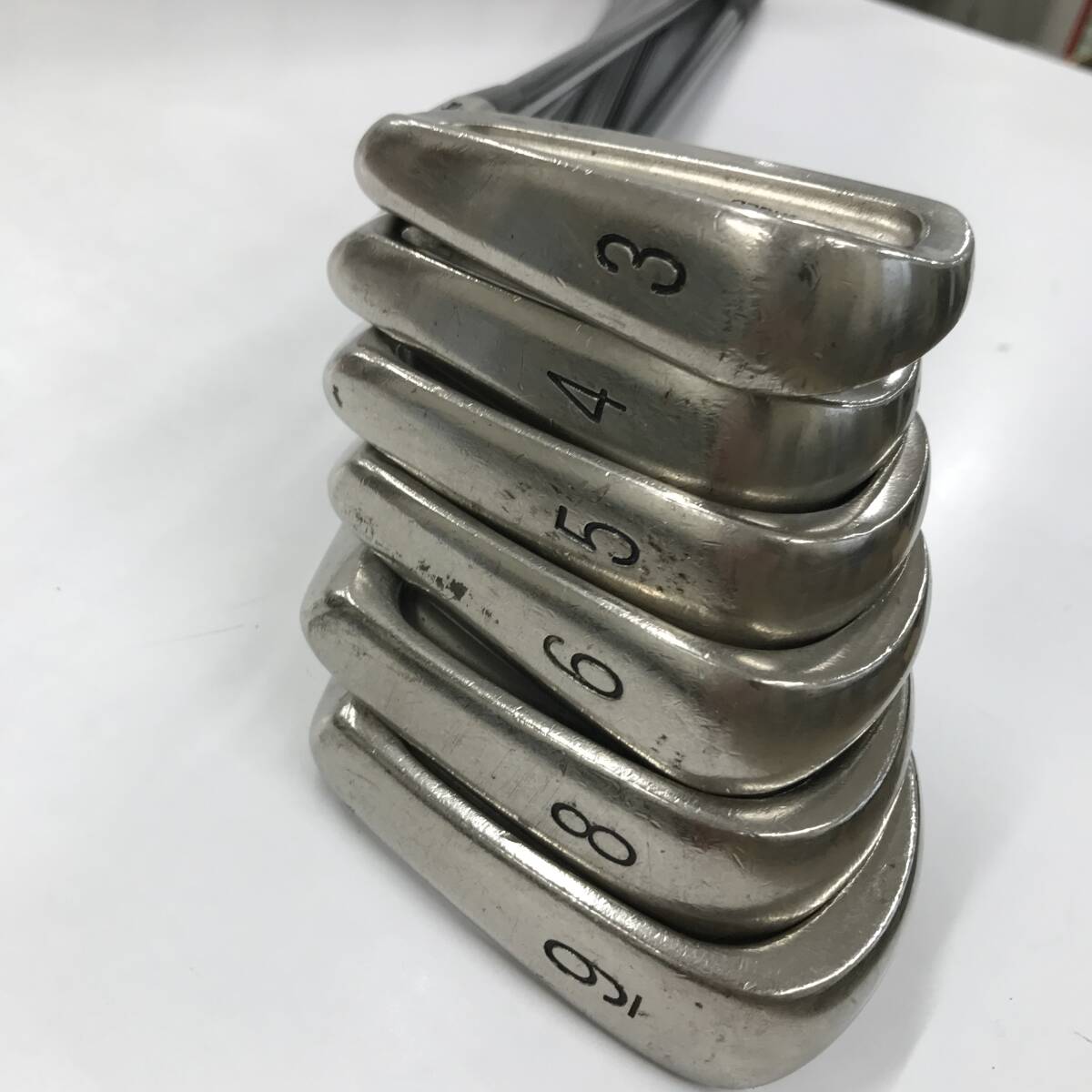 MacGregor マグレガー ゴルフクラブ 6本 3 4 5 6 8 9 REGNO アイアンセット MOR205R FLEX-S カーボン FORGED Sフレックス 中古