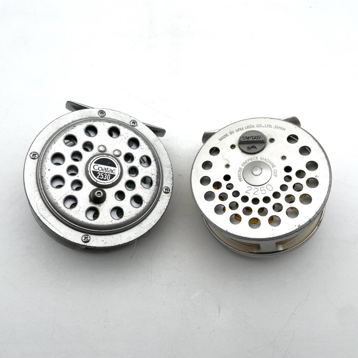 【1円～】フライリール 2点 まとめ Coatac コアタック 2530 CANTATA カンタタ 2250 フィッシング 釣り具 H144