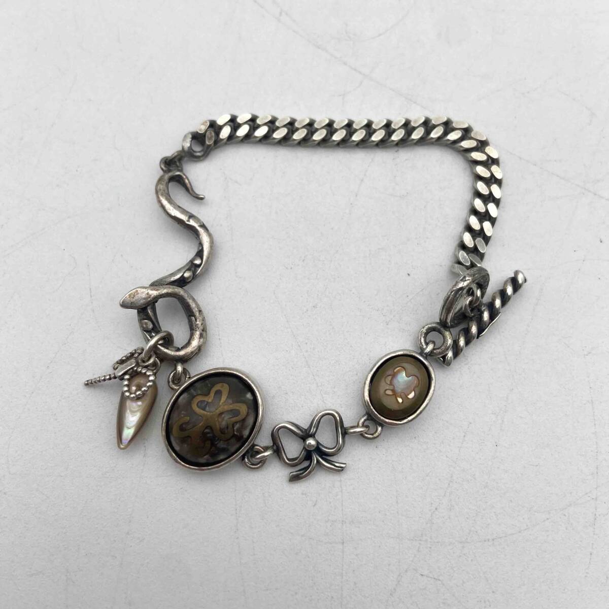 1円～ ブレスレット シルバー925 総重量18.6g Y152