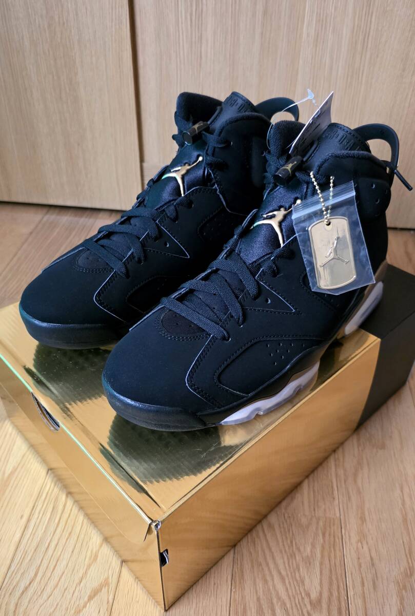 お値下げ中☆新品☆NIKE JORDAN 6 RETRO DMP ブラック×ゴールド　エアジョーダン6