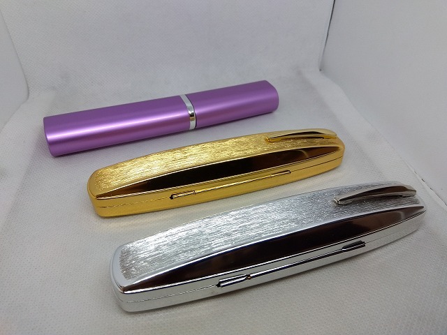 送料無料★薄細型金属ハードケース★3本セット(新品未使用)