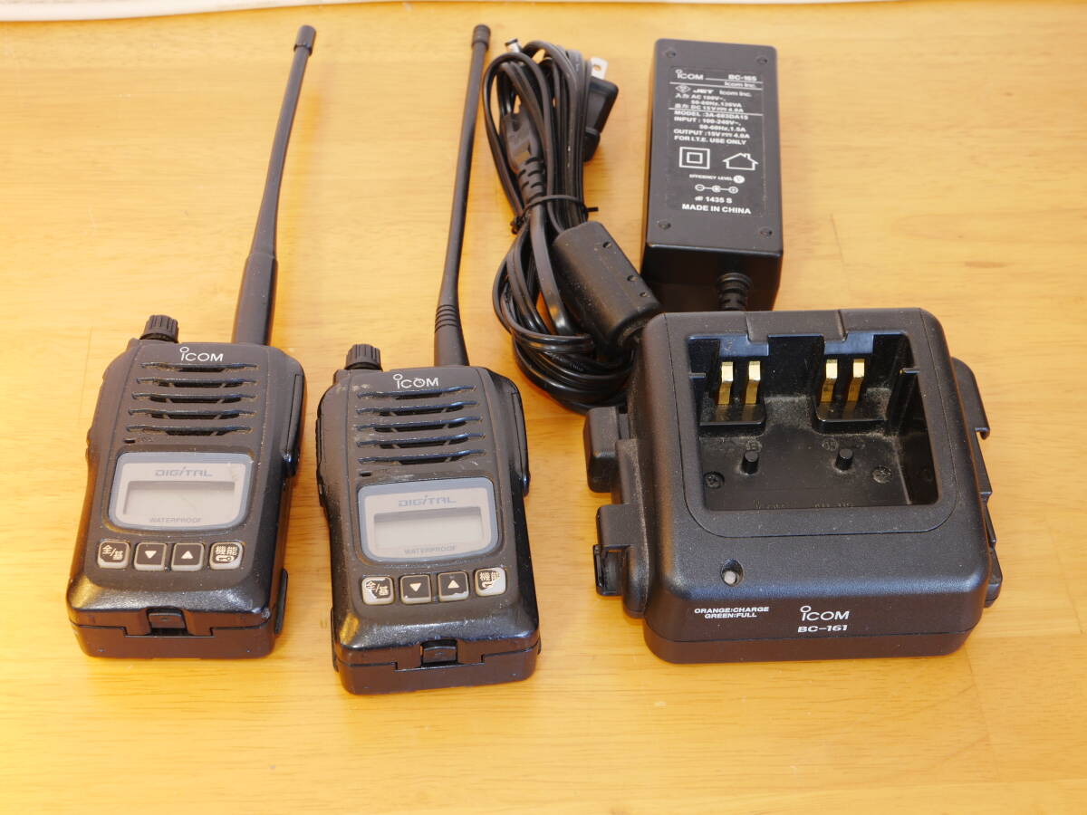 3R簡易無線　２台セット　アイコムIC-D60　登録機