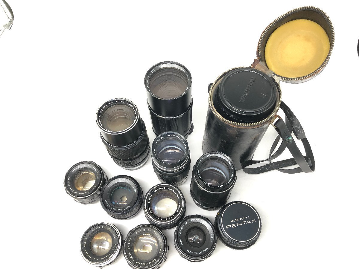 ★一眼レンズ 12点まとめ・PENTAX・OLMPUS・KOMURA ★【ジャンク品】＃0129-2pa