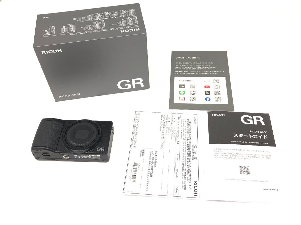 ★RICOH GR Ⅳ 箱付き★【新品未使用品】♯0221-1a