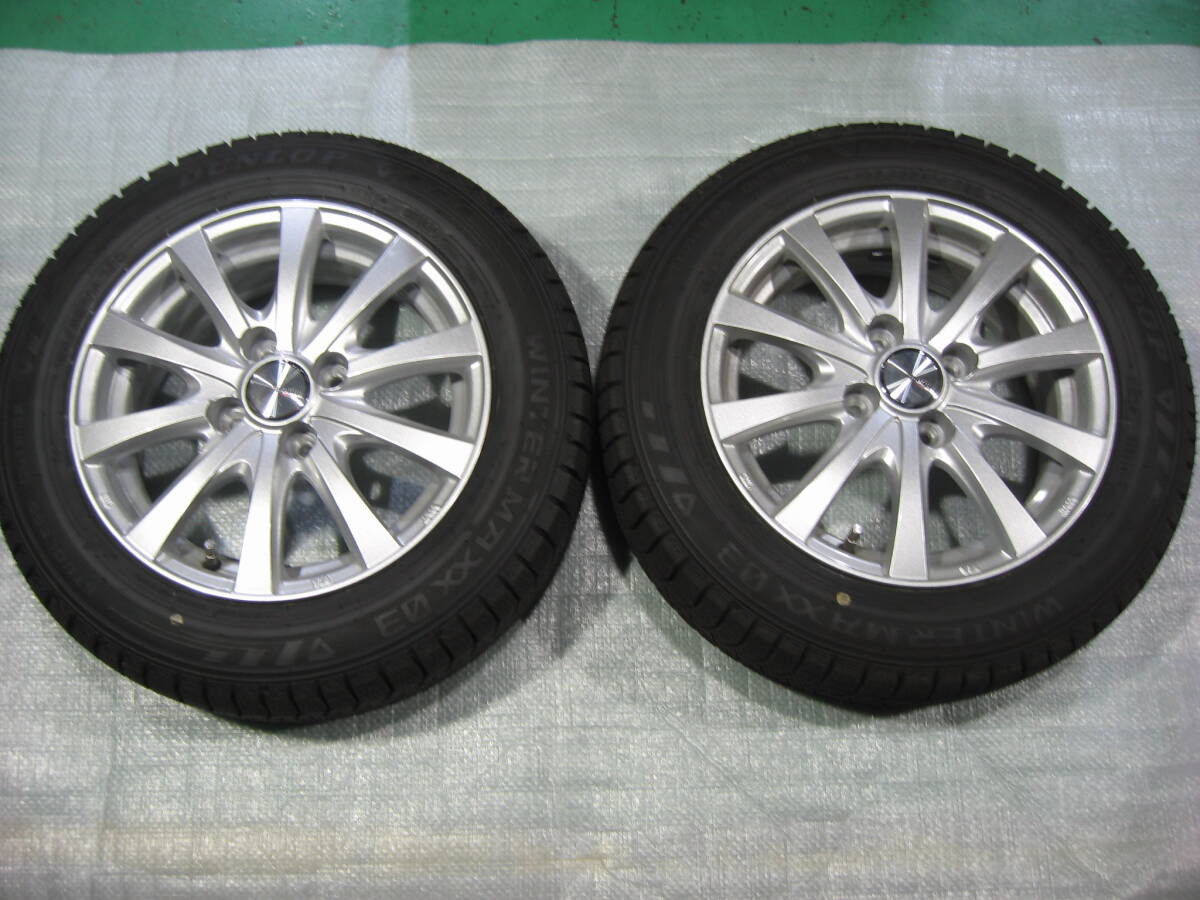 165－65R14　　アルミ付き2本中古