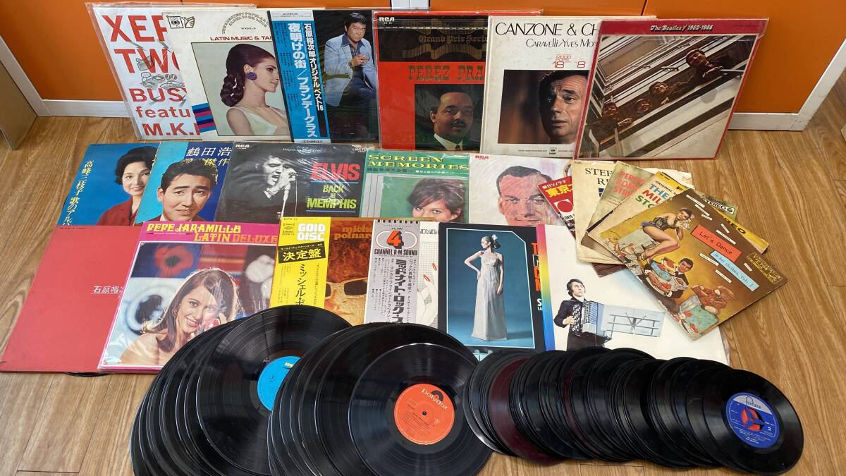 レコード大量 洋楽 邦楽 クラシック ジャズ ポップス アーティスト様々 80枚＋α セット まとめ売り LPレコード VS-174 45RPL ドーナツ盤 