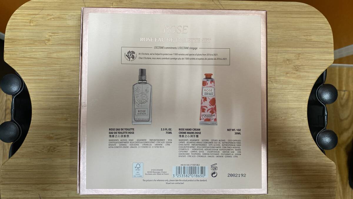 【新品未使用品】 セット ロクシタン ローズオードトワレ75ml ハンドクリーム ローズ 30ml