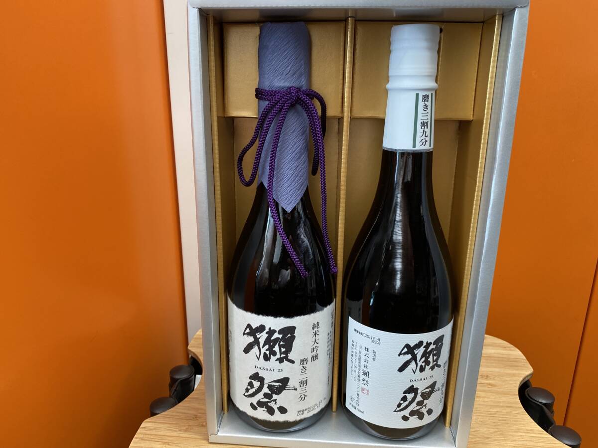 【静岡県限定発送】獺祭 純米大吟醸 獺祭 磨き三割九分 日本酒 2025年12月詰 720ml1本 磨き二割三分 2025年12月製造 720ml1本 セット 15％