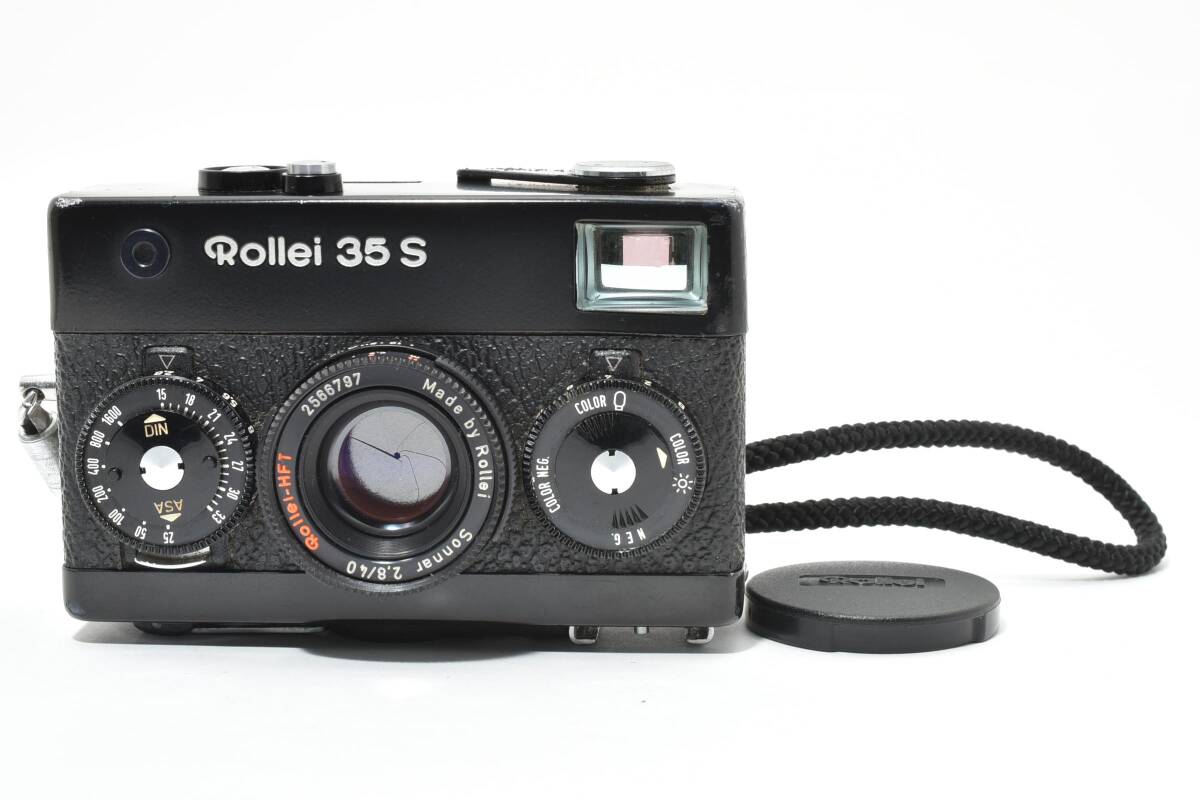 【純正レンズキャップ付き】 ローライ ROLLEI ３５ S ブラック 40mm F2.8 コンパクトカメラ