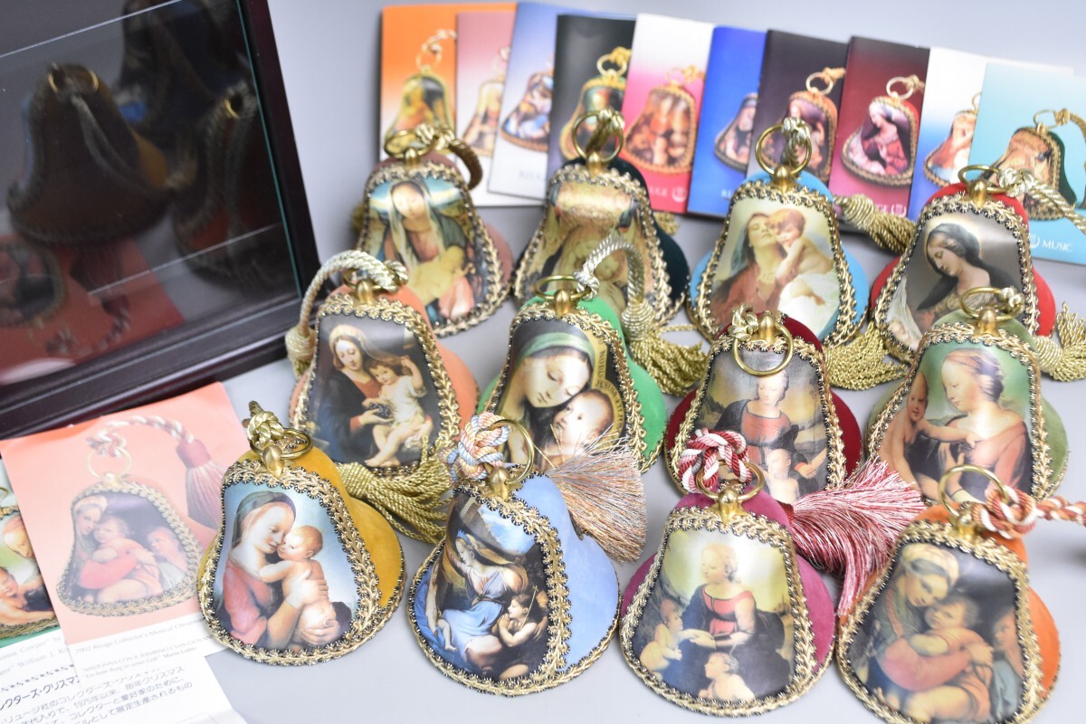 REUGE リュージュ オルゴール クリスマスベル 12点まとめ 1991-2002 飾り棚付 イヤーズベル アンティーク インテリア スイス RT-153G/315