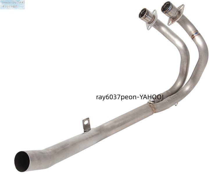 チタン製 ホンダ CBR250RR 2017-2022年 用 フロントパイプ エキゾースト前段 軽量 カスタム 社外品