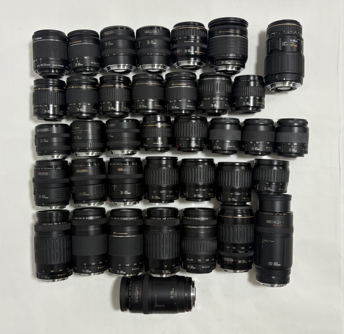 Canon ウルトラソニック USM EFS IMAGE STABILIZER MACRO 他 ズームレンズ カメラレンズ 一眼レフカメラ 動作未確認 まとめ 大量セット