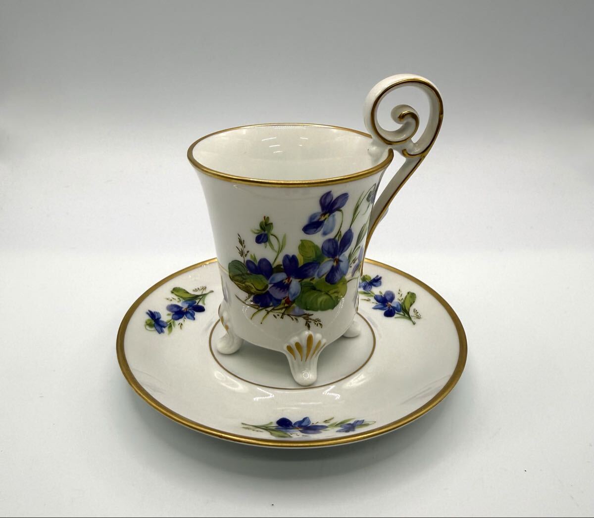 11 TIRSCHENREUTH カップ ソーサー ティルシェンロイト デミタスカップ 金彩 ドイツ