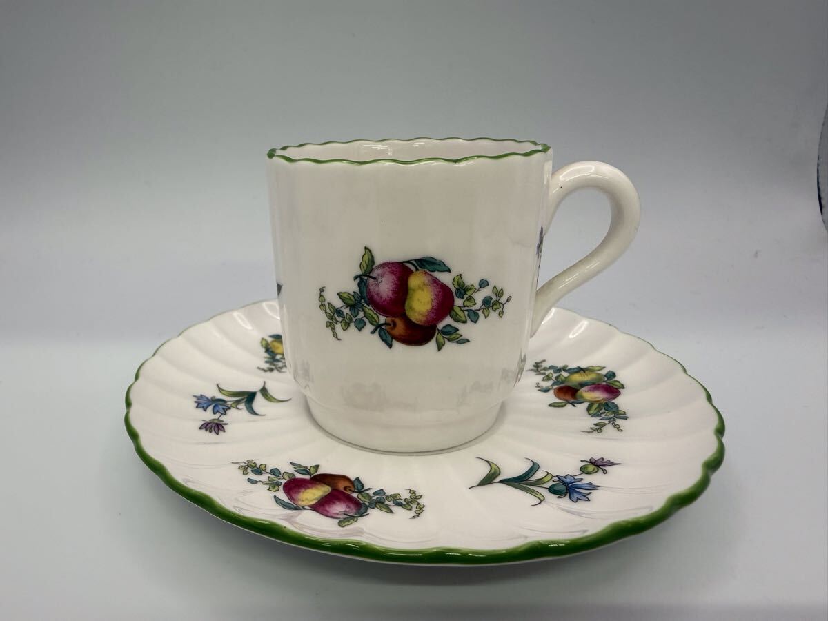 16 Spode スポード カップ ソーサー 1客 花柄 デミタスカップ コーヒーカップ 洋食器 ブランド食器