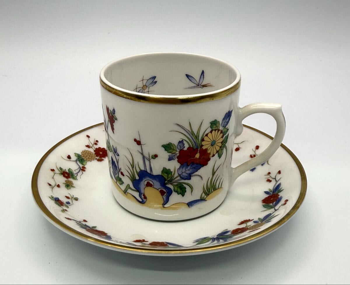 ⑧ビスタアレグレ ロックガーデン デミタスカップ＆ソーサー VISTA ALEGRE ポルトガル