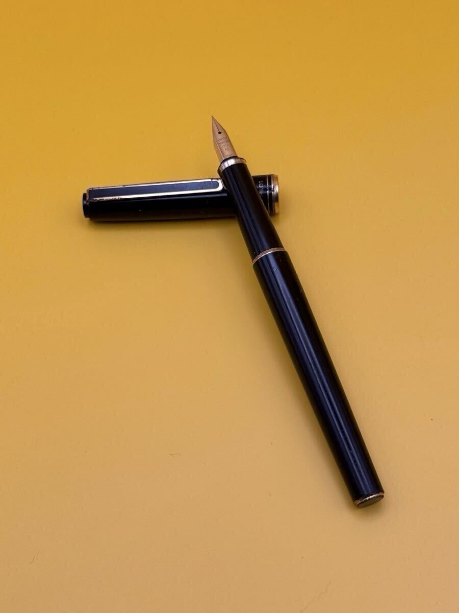 ★② PILOT パイロット★14K-585 ペン先 ゴールド 筆記用具 万年筆 ブラック 文房具 14K H184