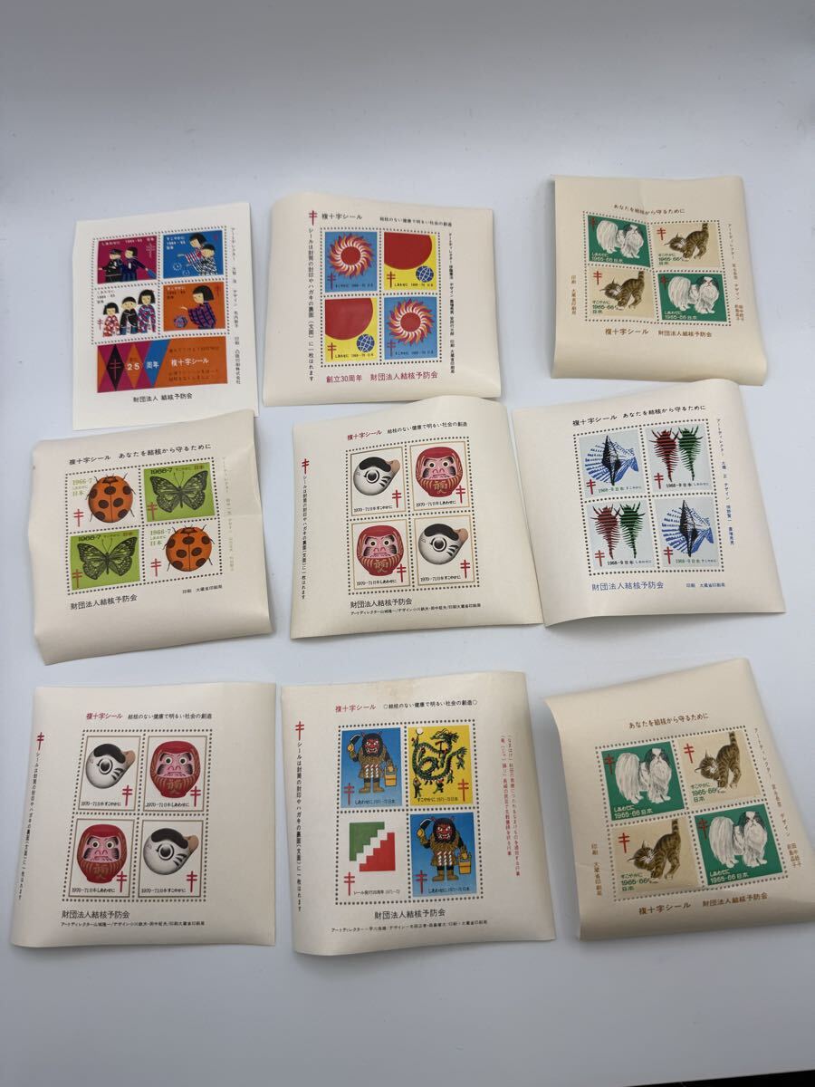 複十字シール コレクション 小型シートまとめ 日本切手