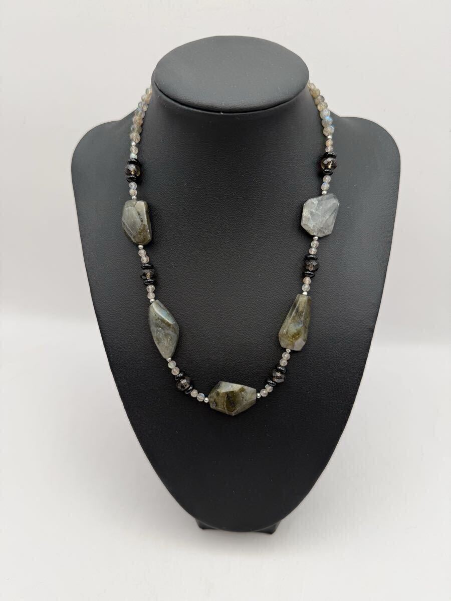 ★STERLING SILVER 925★ 留め具 天然石/天然石風 ネックレス アクセサリー カラーストーン 925 刻印