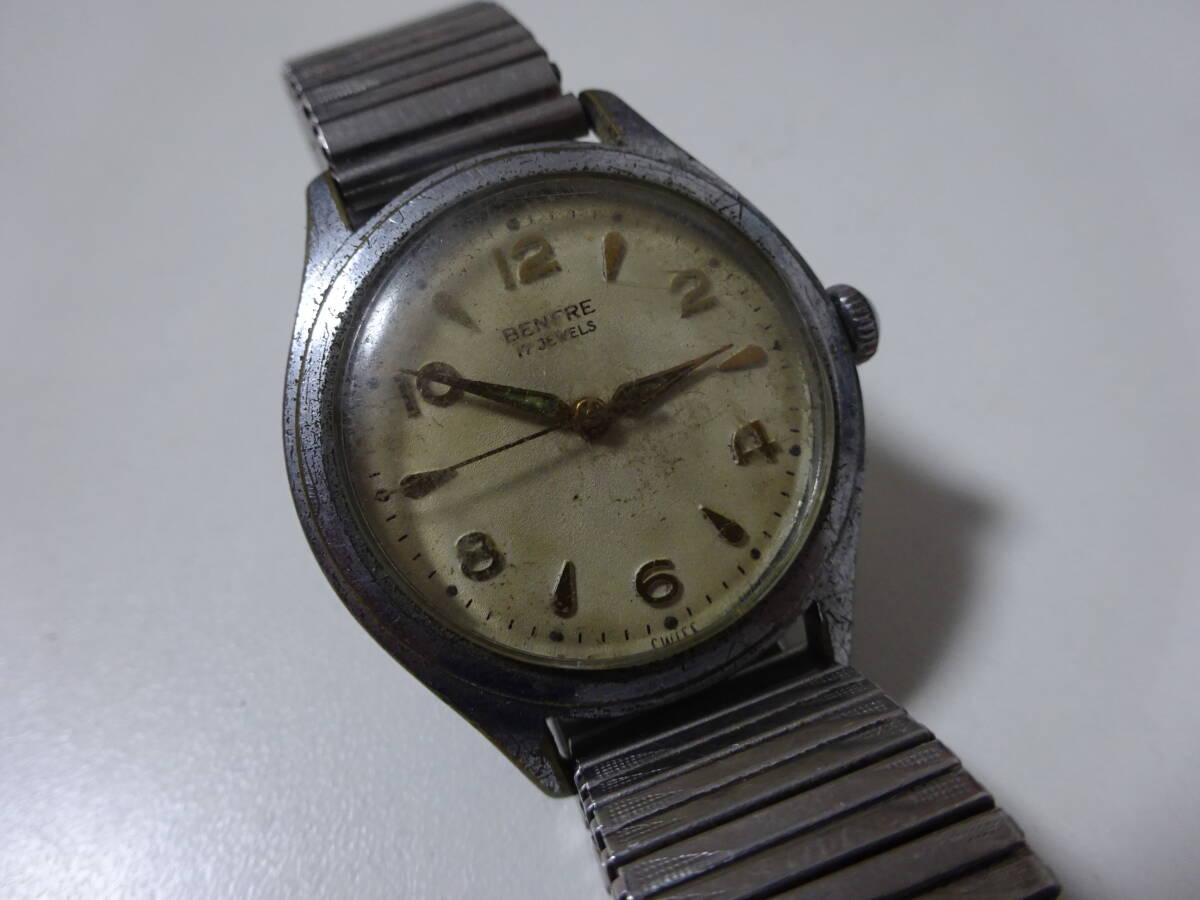 BENFRE　ベンフレ　17石　手巻き　腕時計　SWISS MADE