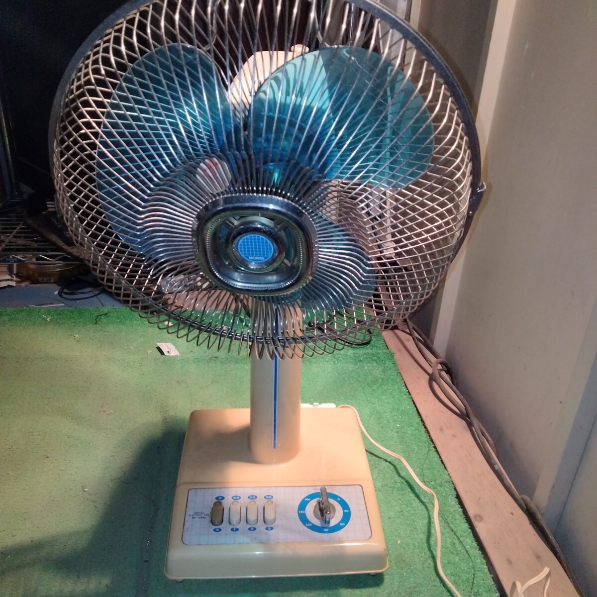 モリタ MORITA 卓上型扇風機 レトロ アンティーク MF-30HU 動作OK 中古品