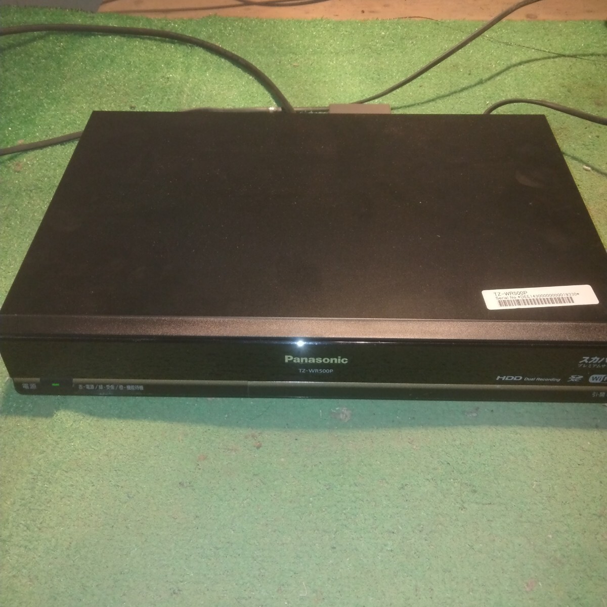 通電のみ確認 Panasonic パナソニック TZ-WR500P CSチューナー 中古品