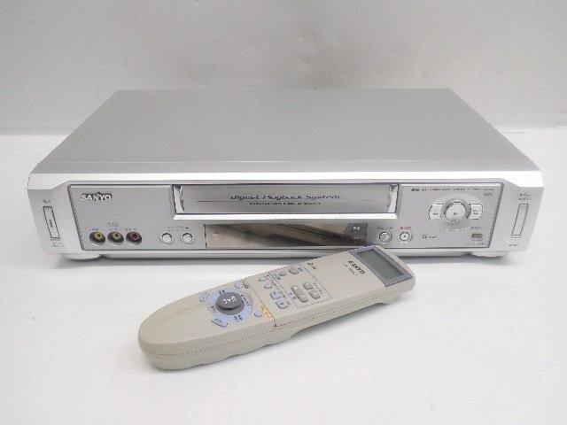 SANYO/サンヨー 時短ビデオ BSチューナー内蔵Hi-Fiビデオ VZ-H44B リモコン付き ∩ 75101-9