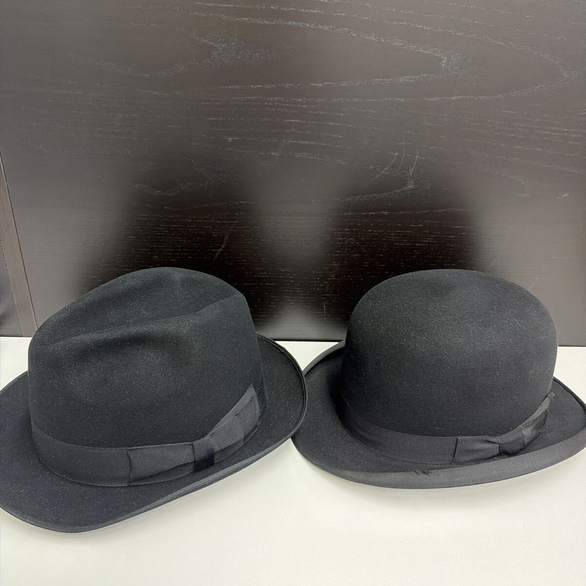 【WEGENER】ウェゲナー ハット【GLYN&Co.】ボーラーハット 山高帽 ブラック ヴィンテージ