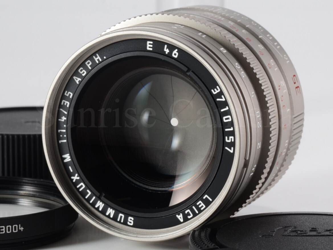 [美品] Leica（ライカ）SUMMILUX M 35mm F1.4 ASPH. E46 チタン [保証]（60601）