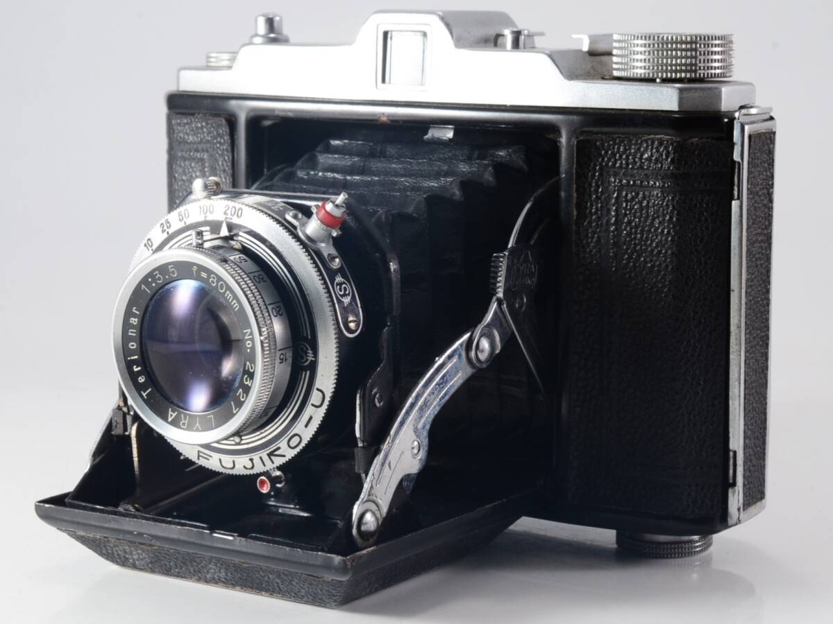 [ジャンク品] FUJI（富士フィルム）LYRA FUJIKO Anastigmat Pionar 75mm F6.3（60647）